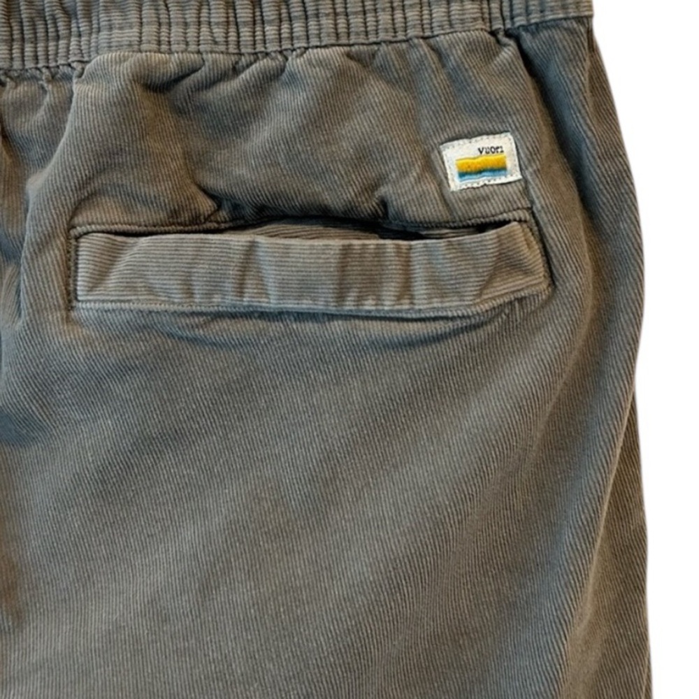 Vuori Men's Gray Corduroy Drawstring Pants - Picture 4 of 13